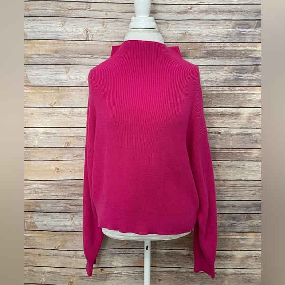 Wilfred Montpellier Waist Turtleneck wool blend sweater XL runs small - Picture 3 of 6